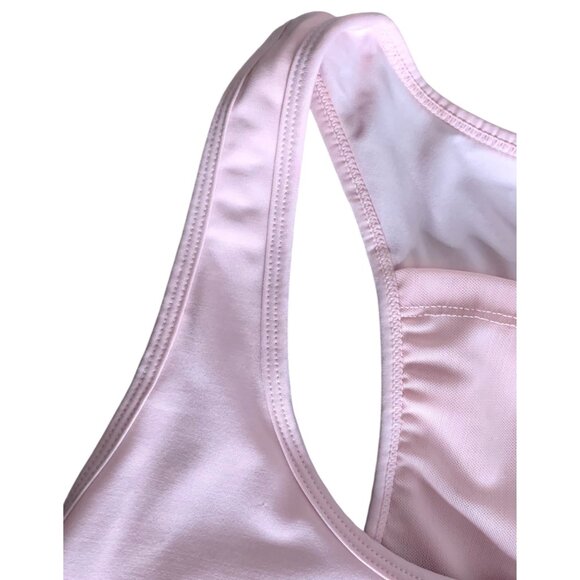 •SOLD•FABLETICS Light Pink On-The-Go Medium Impact Racerback Sports Bra Medium - Picture 5 of 8